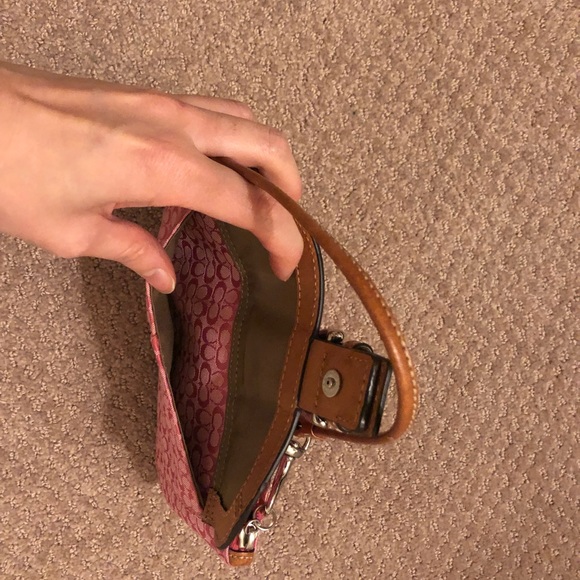 Pink Coach Wristlet - Picture 4 of 5
